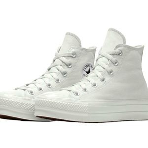 NWOT Custom Chuck Taylor Platform Converse